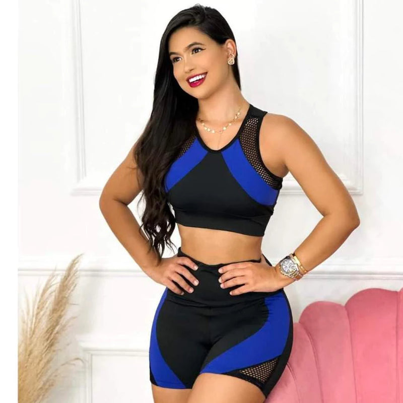 Conjunto Fitness Shorts e Top