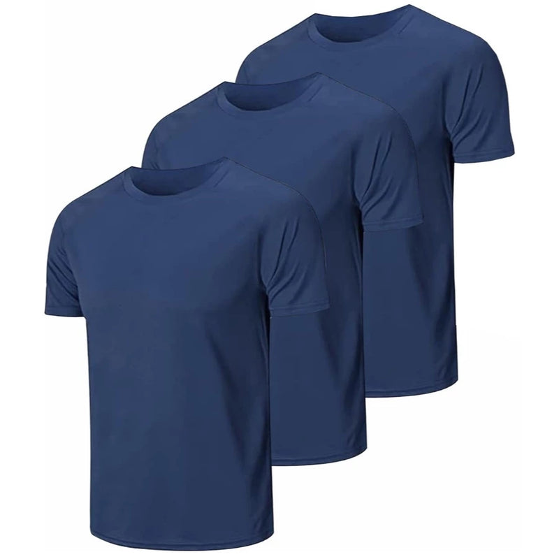 Kit 3 Camisetas Masculinas Dry Fit Proteção UV