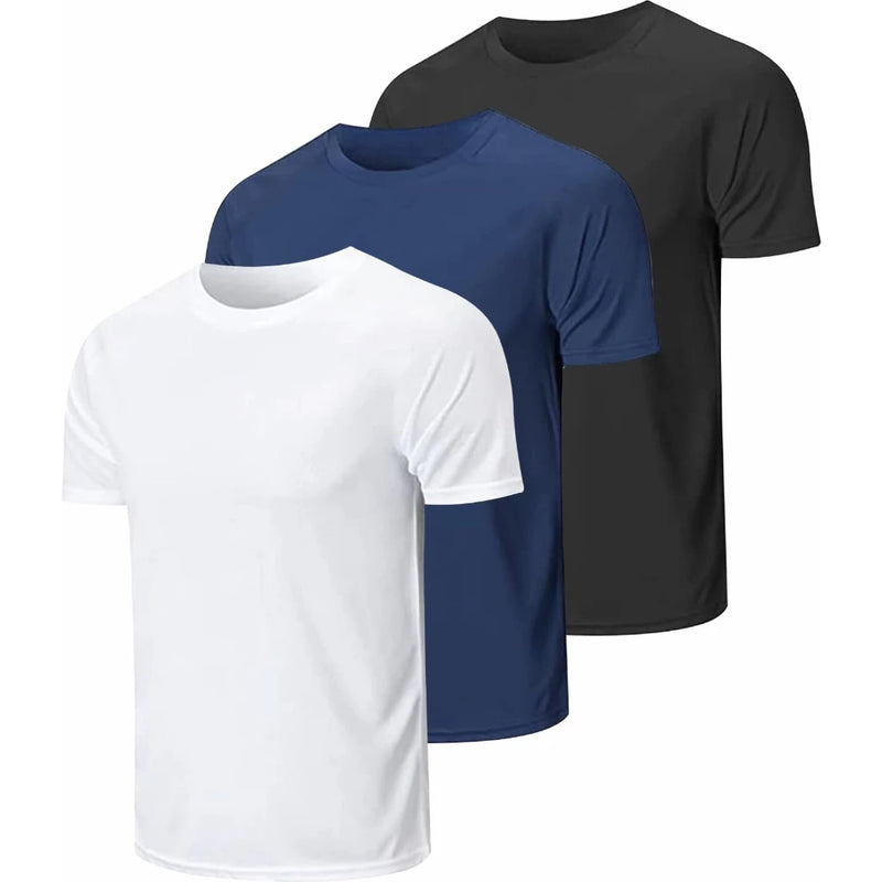 Kit 3 Camisetas Masculinas Dry Fit Proteção UV