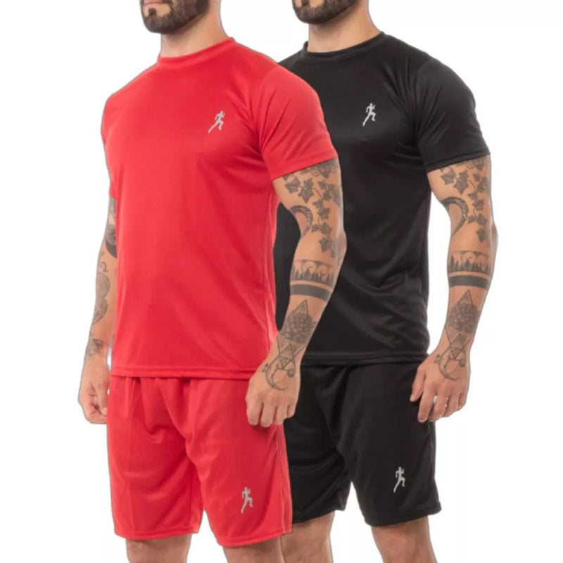 Kit 6 Camisetas Masculinas  + 6 Bermudas