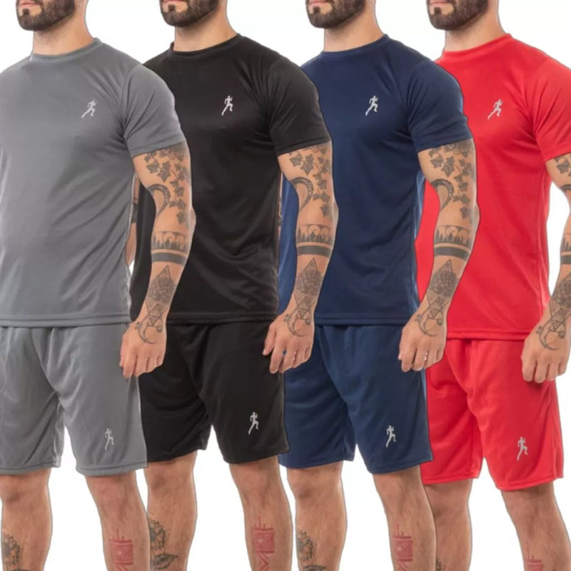 Kit 6 Camisetas Masculinas  + 6 Bermudas